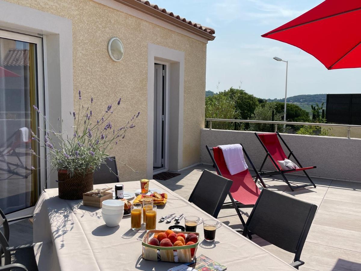 Val Des Bruyeres - Gite 15Mn Pezenas Avec Terrasse Et Cour Close - Parking Privatif Securise - Wifi Ftth Gratuit Neffies Zewnętrze zdjęcie